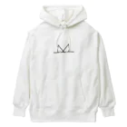 nonbiri-yaのkakuretenai-neko (Hide-cat) Heavyweight Hoodie