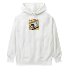 cunissaのドット絵コーヒーと電気ポット Heavyweight Hoodie