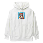 てっきんマンのドット絵ねこくん Heavyweight Hoodie