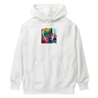 yorozuya4628のドットエンジニア ミニフィグ Heavyweight Hoodie