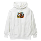 Kotaのドットキツネ Heavyweight Hoodie