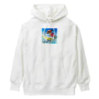 HANIの犬 サーフィンデザイン Heavyweight Hoodie