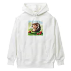 エリー💎好きで稼ぐ副業ソムリエ社長のピクニックをするハリネズミ Heavyweight Hoodie