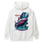 RISE　CEED【オリジナルブランドSHOP】のサメ型宇宙船の奇想天外 Heavyweight Hoodie