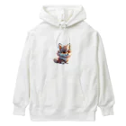 romi-yuのキツネくん Heavyweight Hoodie