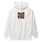 ワンダーワールド・ワンストップのフラワーガーデンのデザイン Heavyweight Hoodie