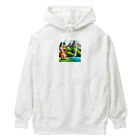 nomad4491のドット絵のディジュリドゥ Heavyweight Hoodie