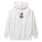 manopinoのhalloween panda Heavyweight Hoodie