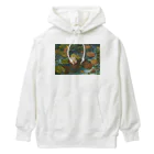 JjyunKaigaKoubouの2020年5月岡田美術館前 雨後の蓮の花 Heavyweight Hoodie