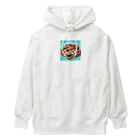 ワンダーワールド・ワンストップのカラフルなユニークな寿司 Heavyweight Hoodie