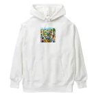 junji8000の自然の動物園 Heavyweight Hoodie