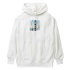 Suzurin’s Creationsの武将名言、伊達政宗、敵に塩を送る Heavyweight Hoodie