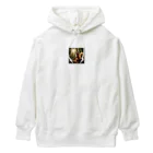 木漏れ日亭の木漏れ日の森のリス Heavyweight Hoodie