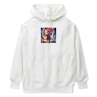 Ryuu_0925のキュートなキャラクターたちの冒険 Heavyweight Hoodie