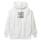 Kemasatariの猫の絵 Heavyweight Hoodie