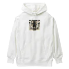 samurai-isの池に佇むサムライ Heavyweight Hoodie