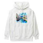 ようこそ　taitaitaro shop へのギリシャの街並み Heavyweight Hoodie