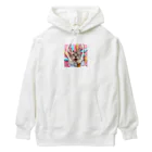 猫雑貨屋　ねこまろのアイスを食べた猫 Heavyweight Hoodie