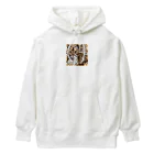 kindonesiaのドット絵のベンガルキャット Heavyweight Hoodie