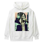 Mohananndaのおしゃれなガイコツ Heavyweight Hoodie