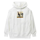 ほっこりグッズBASEのキリンさん Heavyweight Hoodie