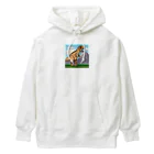 ROCKSWEBのドット絵　パキケファロサウルス Heavyweight Hoodie