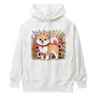 uyuyoshieの可愛い柴犬 Heavyweight Hoodie