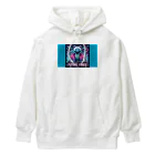 yusaki55maikingのネオンフューチャーくま Heavyweight Hoodie