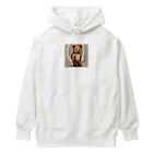 konkaiのドット絵のくま Heavyweight Hoodie