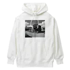 崖っぷちのポニョの"Nostalgia Ville：さびれた町の魅力を感じるグッズ" Heavyweight Hoodie