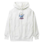 ぽっぽこ本舗のインコ走る Heavyweight Hoodie