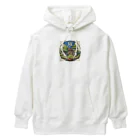 HELLOのジブリ風のお家 Heavyweight Hoodie