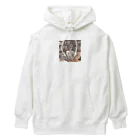 mofu mofu309のイカ墨パスタか天ぷらそばか Heavyweight Hoodie