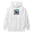 LINEスタンプっぽいグッズショップのクジラさん Heavyweight Hoodie