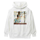 MistyStarkの日本人女性カフェ Heavyweight Hoodie