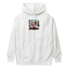 kozik01の車猫 Heavyweight Hoodie