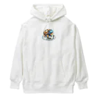 芝屋のご飯を食べてるメカニックカメ　パーカー Heavyweight Hoodie