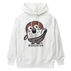 イラスト MONYAAT の履いてる？ 80DENIER タイツを履いたスズメ　大きめ Heavyweight Hoodie