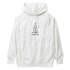 brownのクリスマスツリー英文デザイン Heavyweight Hoodie