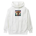 FortuneRiserの愛らしい犬 Heavyweight Hoodie