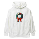 終わらない夢🌈のクリスマスリース🎄✨ Heavyweight Hoodie