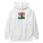 Zep11138のドット絵キリン Heavyweight Hoodie