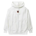 凛.shopのクリクリおめめのパグちゃん Heavyweight Hoodie