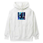 ZZRR12のメカニカル・キツネの都市探索」: "Mechanical Urban Fox Exploration" Heavyweight Hoodie