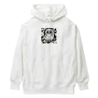 クリエイティブ・キャラバンのフクロウのフクイチロウ Heavyweight Hoodie