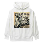 こまイヌ屋たちの彦根城ロボ Heavyweight Hoodie