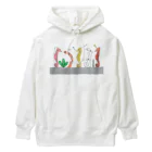 森図鑑の[森図鑑] 仲間に入れて（背景なし） Heavyweight Hoodie