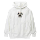 かわいい女の子とシュールな絵の擬態キノコ Heavyweight Hoodie