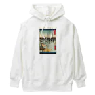 浮世絵屋の広重「冨二三十六景⑥　東都両ごく」歌川広重の浮世絵 Heavyweight Hoodie