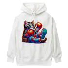 ニャーちゃんショップのボクサーになった猫 Heavyweight Hoodie